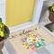 Spring Welcome Mats Hello Spring Floral Door Mat Colorful Tulip Flower Rug Indoor Entrance Cute Decorative Outdoor Doormats Non Slip Outside Rug for Front Door, 16" x 28"
